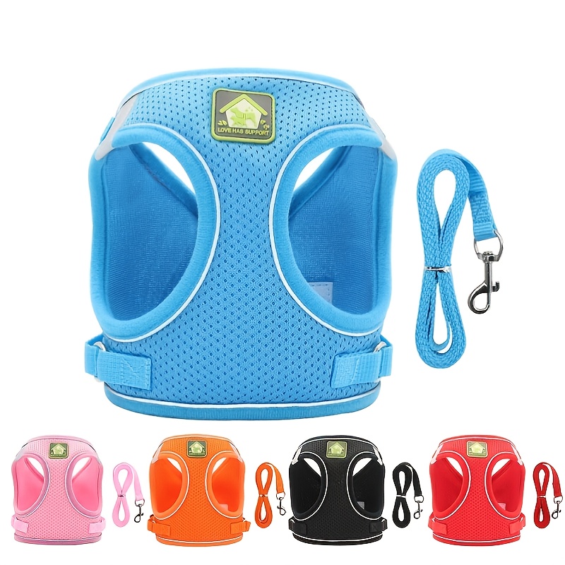 No Pull Dog Harness - Juego de arnés y correa reflectantes