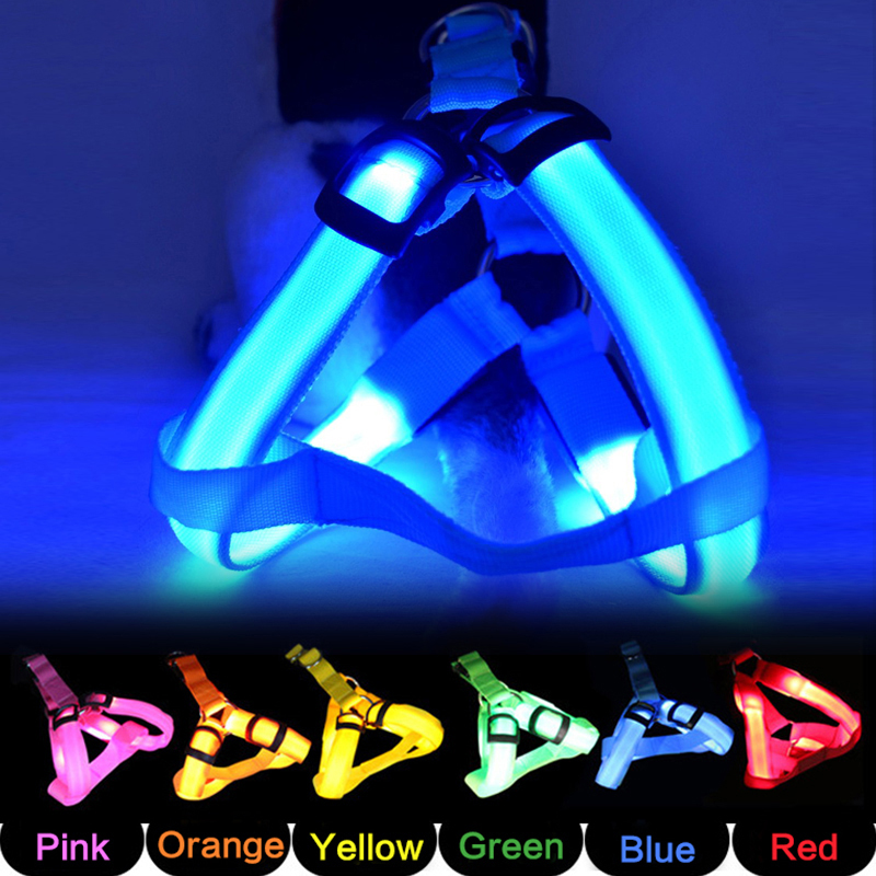 No Pull Dog Harness - Arnés LED Ajustable para Perro, Sin