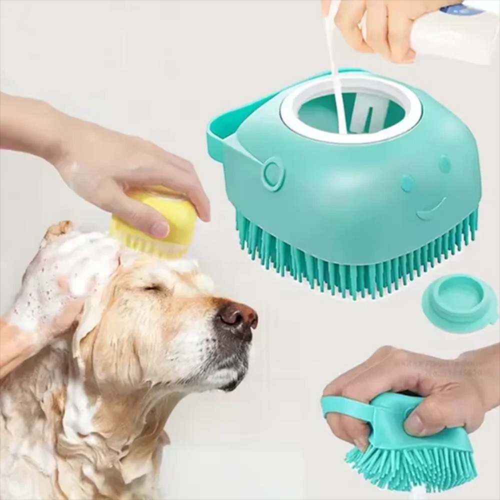Pet Supplies App - Cepillo de Masaje de Silicona para