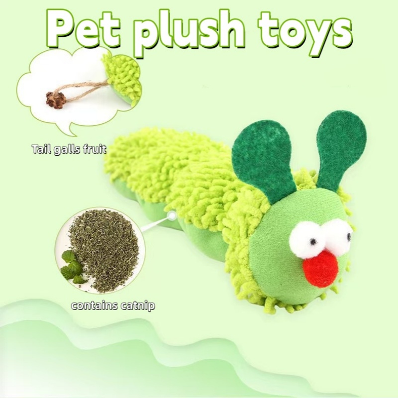 Catnip Toys - Juguetes para Gatos, Orugas de Catnip,