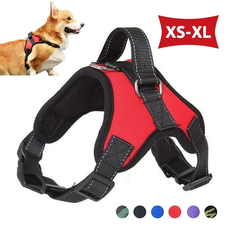 No Pull Dog Harness - Arnés para Perro Reflectante Ajustable, Arnés