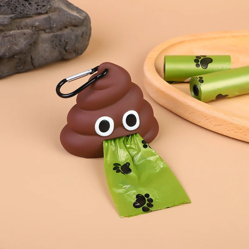 Poop Bag Dispenser - Dispensador portátil de bolsas de basura