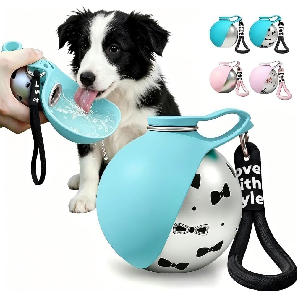 Pet Supplies Hours - Botella de agua portátil para perros