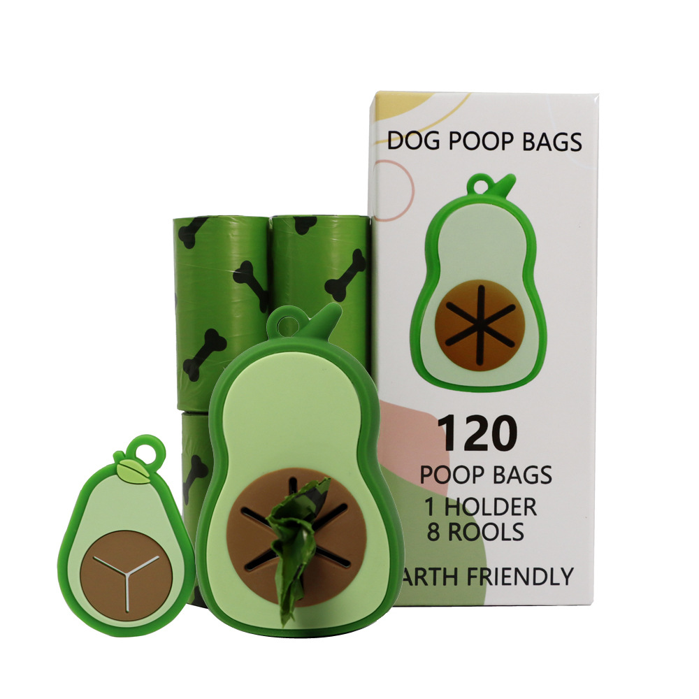 Poop Bag Dispenser - Colector de residuos portátil para mascotas,