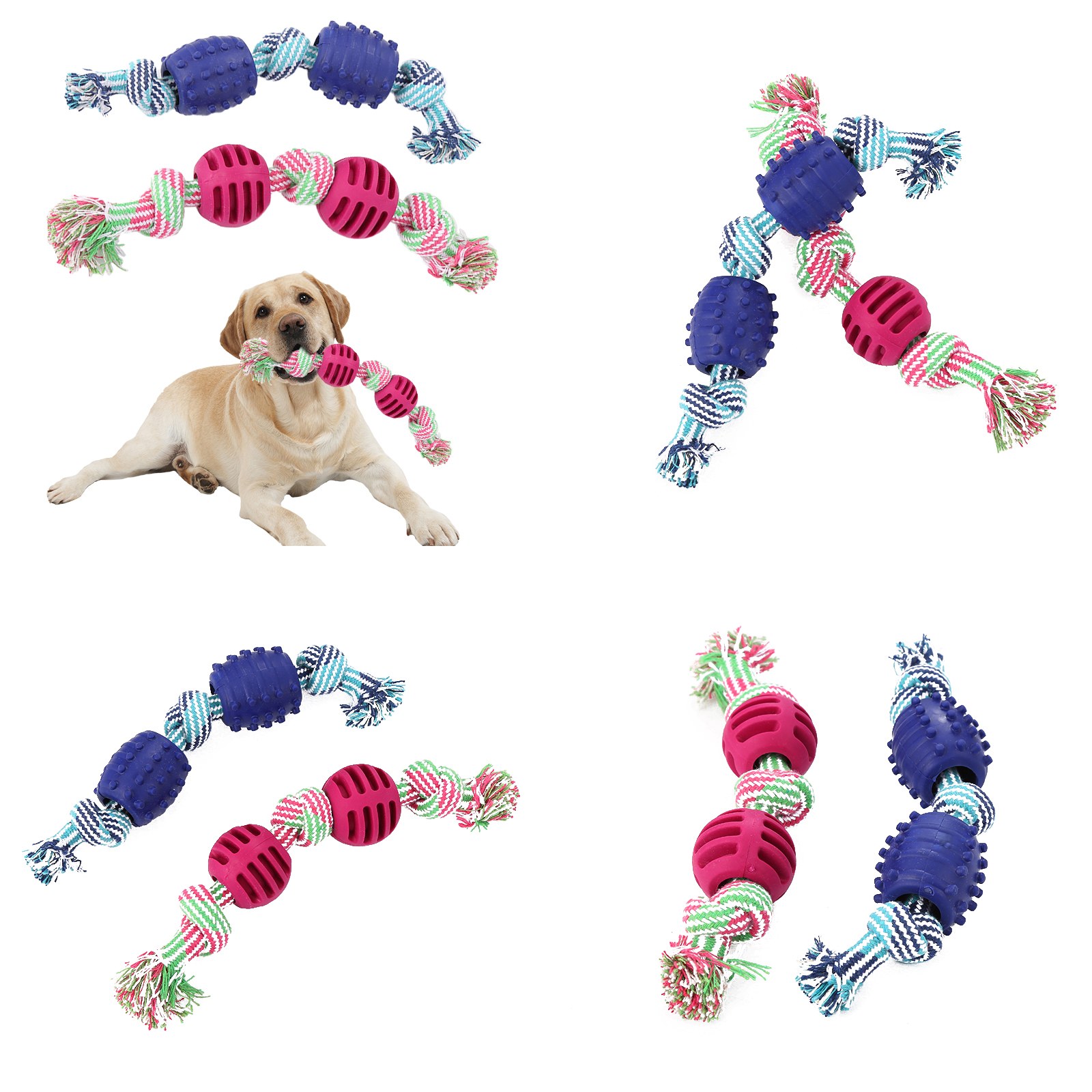Pet Supplies In Amazon - Juguete de Cuerda de Algodón para