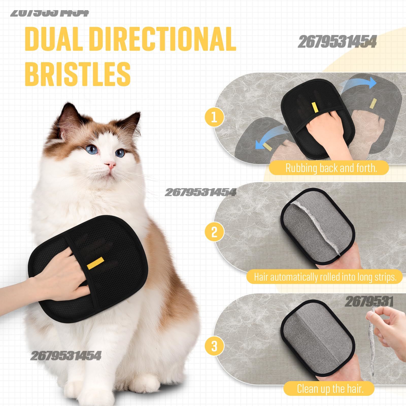 Manoplas 2 en 1 para eliminar  - Pet Supplies App reseña y precio