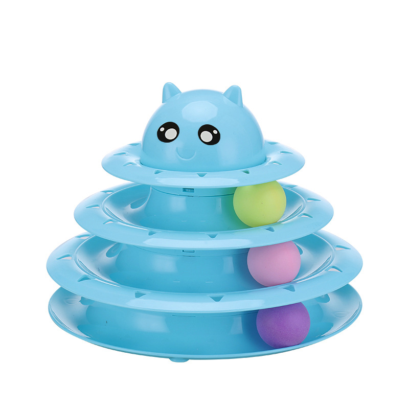 Plato giratorio de tres capas  - Pet Supplies In Amazon reseña y precio