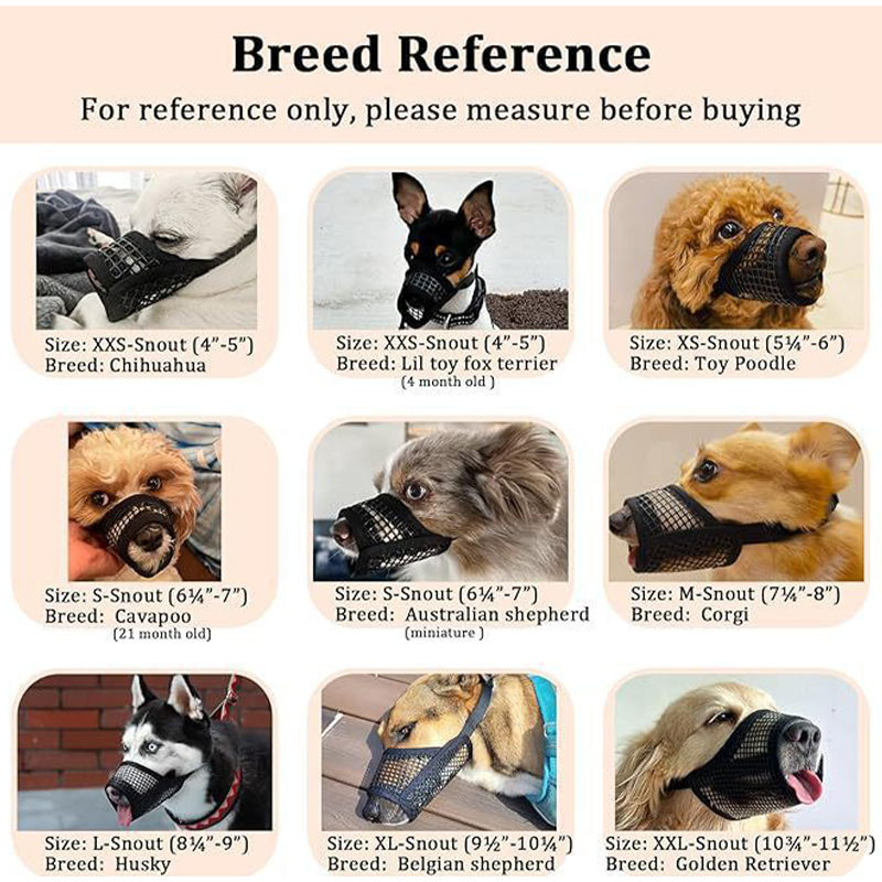 Bozal de malla para perros de  - Pet Supplies Hours reseña y precio