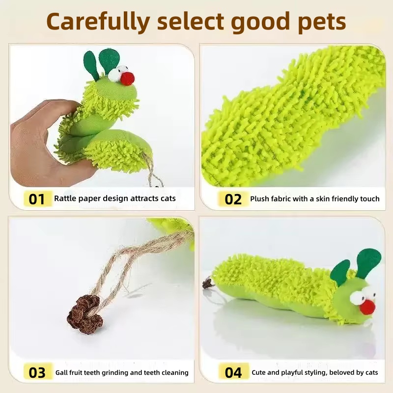 Juguetes para Gatos, Orugas de - Catnip Toys reseña y precio