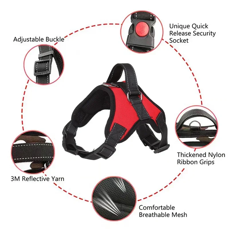 Arnés para Perro Reflectante A - No Pull Dog Harness reseña y precio