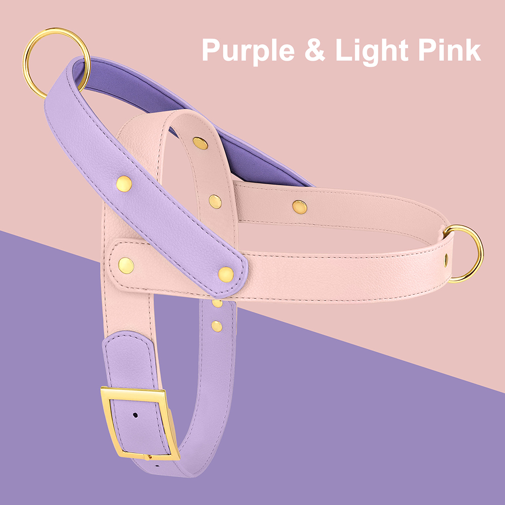 Arnés de cuero sin tirones par - No Pull Dog Harness reseña y precio